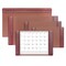 Dacasso Mocha Leather Desk Pad w/ 2022 Calendar Insert, 25.5 x 17.25 PR-3040 - alternate 4